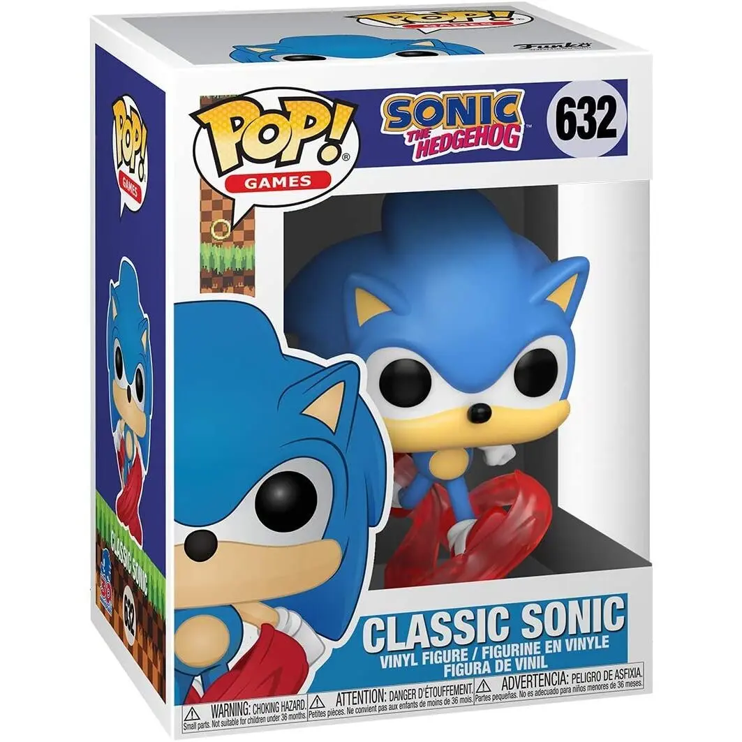 Sonic the Hedgehog POP! Games Vinyl Figur Sonic 30th - Running Sonic 9 cm termékfotó