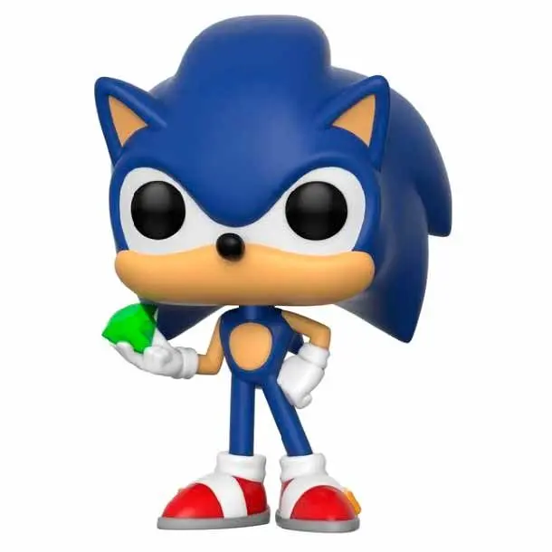 Sonic The Hedgehog POP! Games Vinyl Figur Sonic (Emerald) 9 cm termékfotó