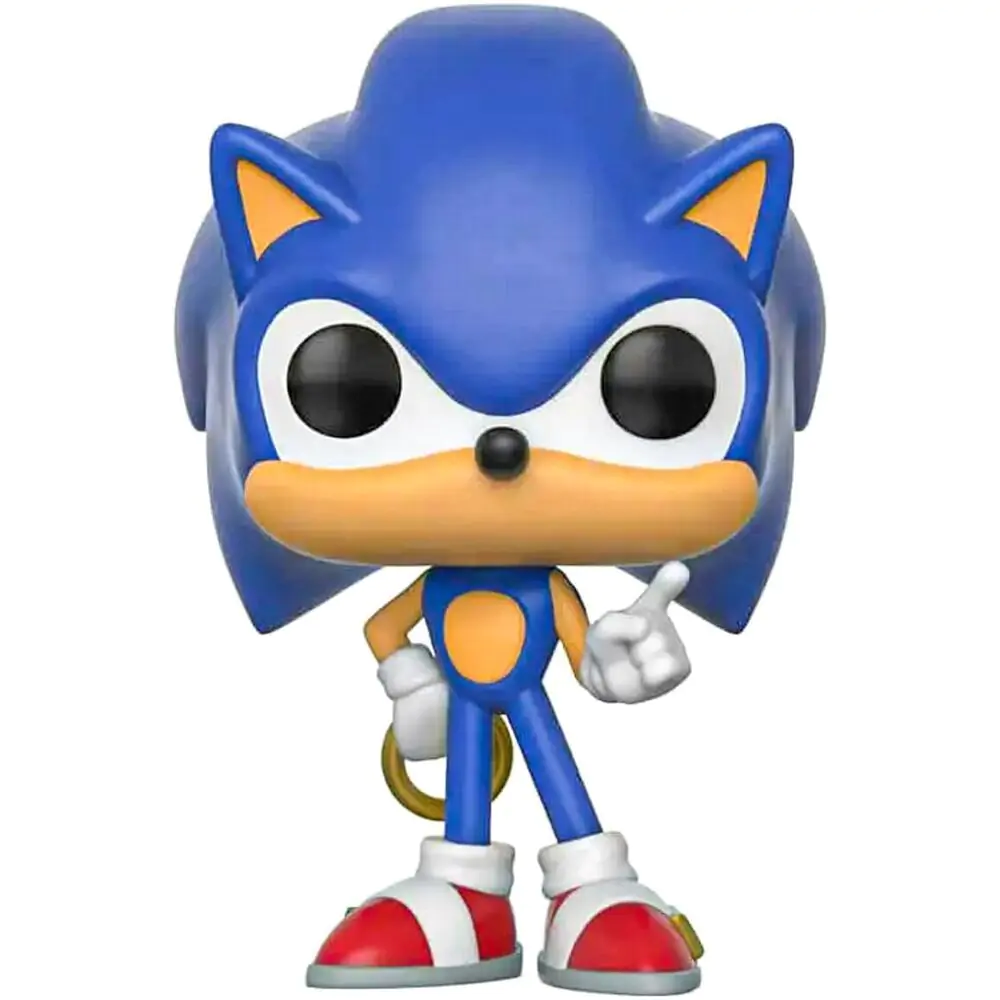 Sonic The Hedgehog POP! Games Vinyl Figur Sonic (Ring) 9 cm termékfotó