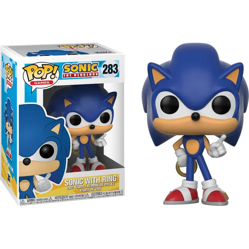 Sonic The Hedgehog POP! Games Vinyl Figur Sonic (Ring) 9 cm termékfotó