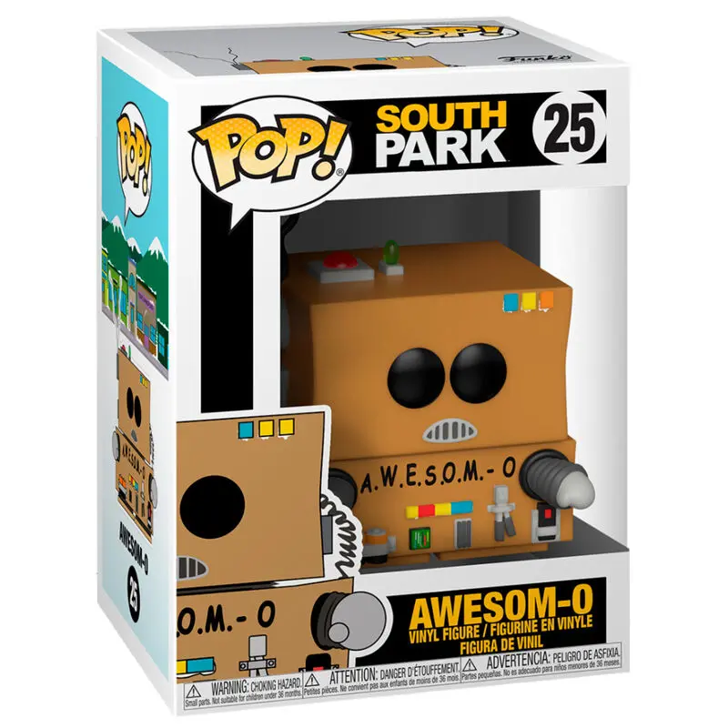 South Park POP! Television Vinylfigur Awesom-O 9 cm Produktfoto