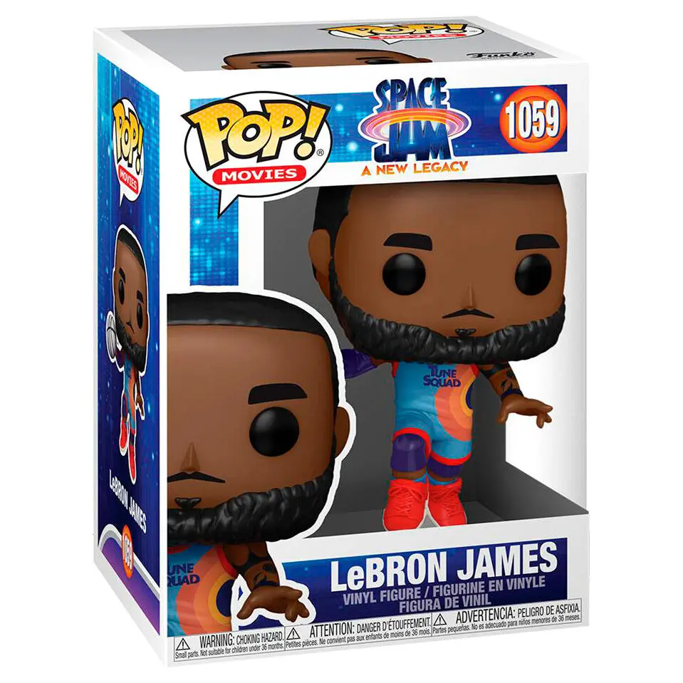 Space Jam 2 POP! Movies Vinyl Figur LeBron James 9 cm Produktfoto