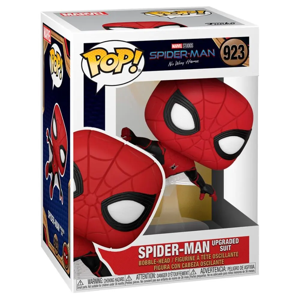Spider-Man: No Way Home POP! Vinyl Figur Spider-Man (Upgraded Suit) 9 cm termékfotó