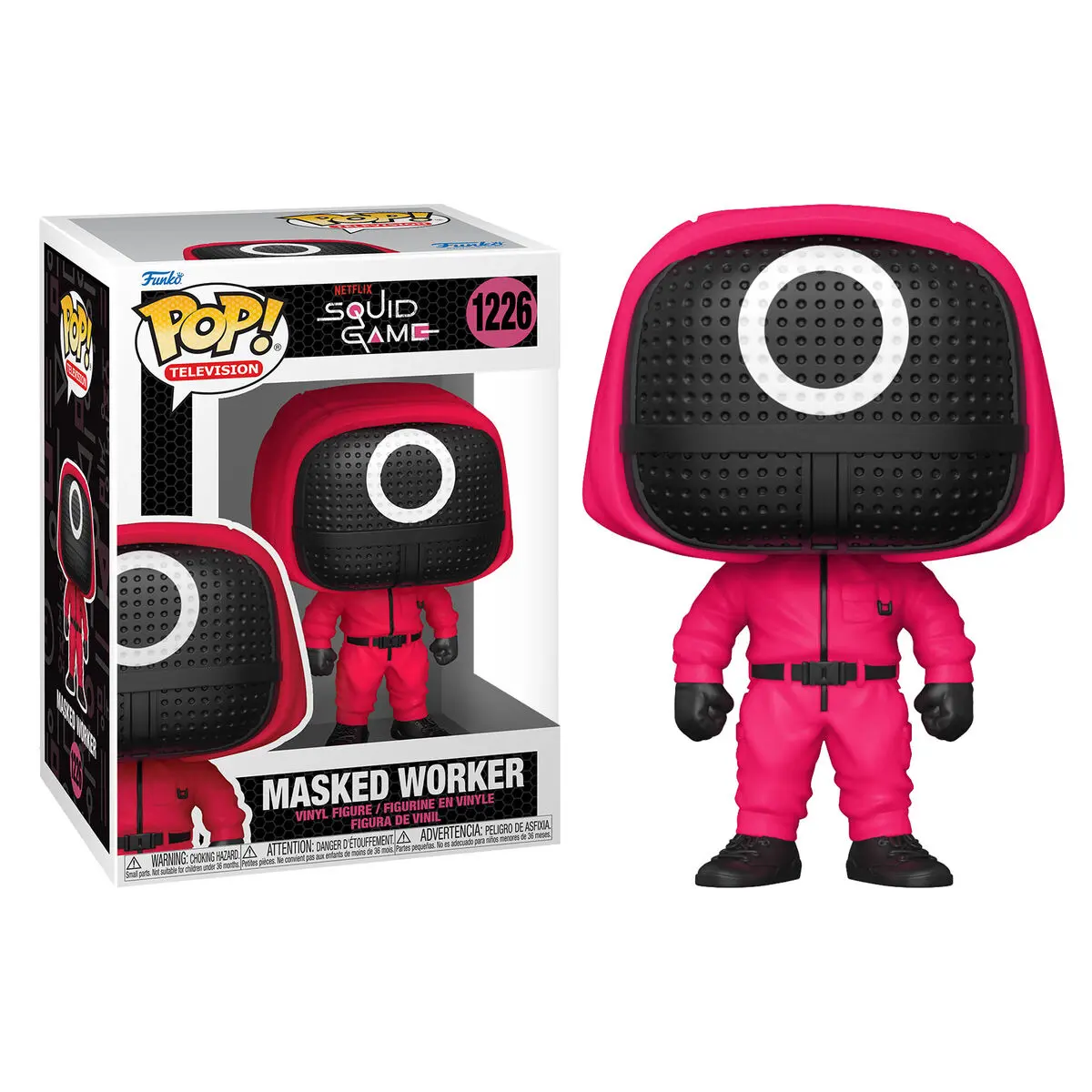 Squid Game POP! TV Vinyl Figur Red Soldier (Mask) 9 cm termékfotó