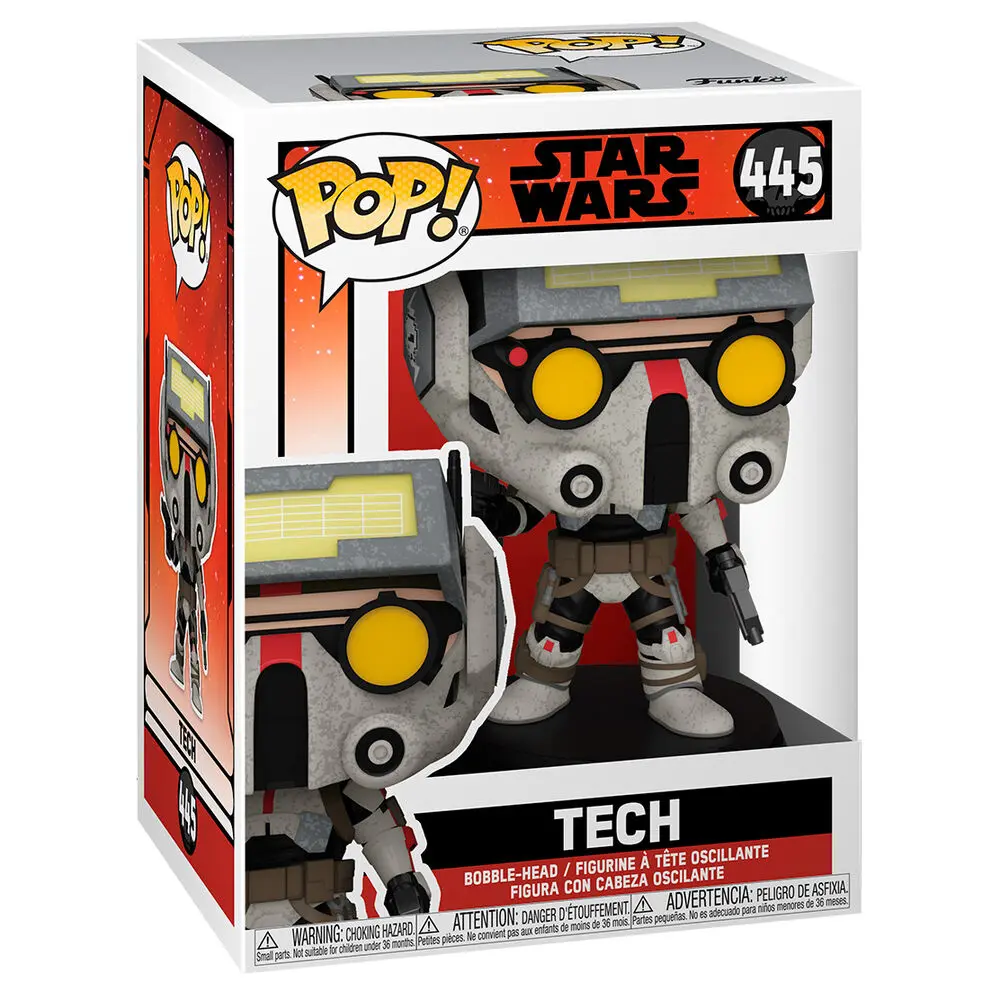 Star Wars: The Bad Batch POP! TV Vinyl Figur Tech 9 cm Produktfoto