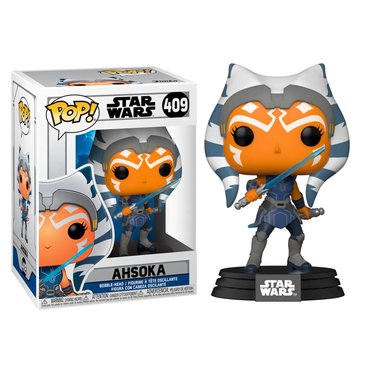 Star Wars: Clone Wars POP! Star Wars Vinyl Figur Ahsoka 9 cm termékfotó