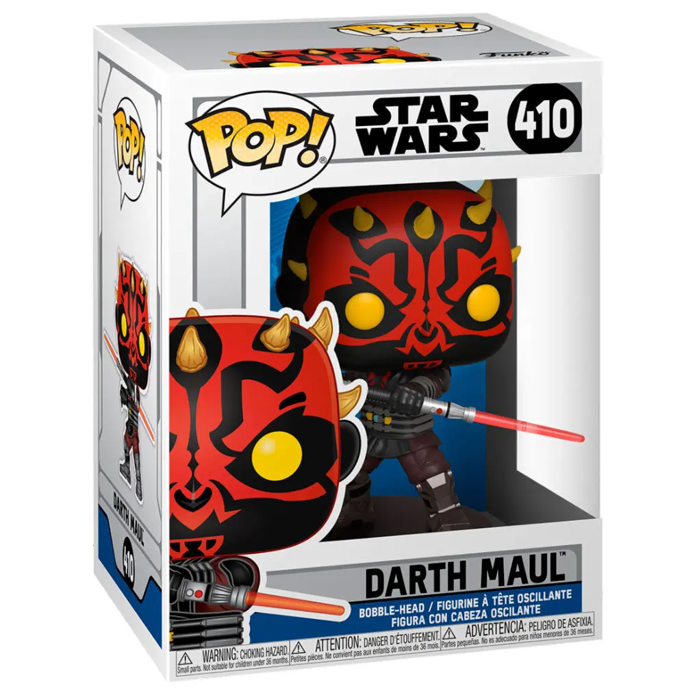 Star Wars: Clone Wars POP! Star Wars Vinyl Figur Darth Maul 9 cm termékfotó
