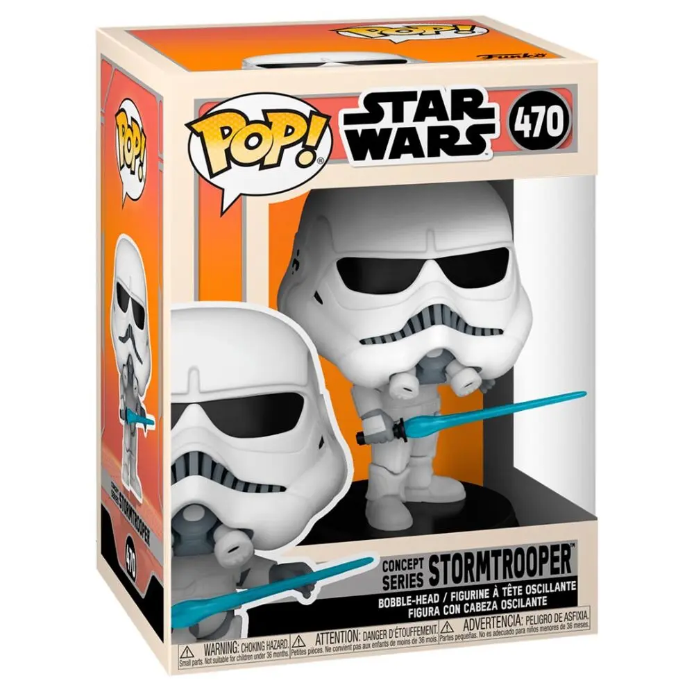 Star Wars POP! Vinyl Bobble-Head Stormtrooper (Concept Series) 9 cm termékfotó