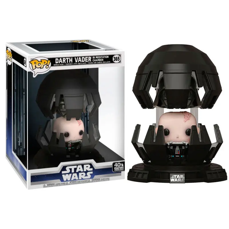 Star Wars POP! Deluxe Movies Vinyl Figur Darth Vader in Meditation Chamber 20 cm termékfotó