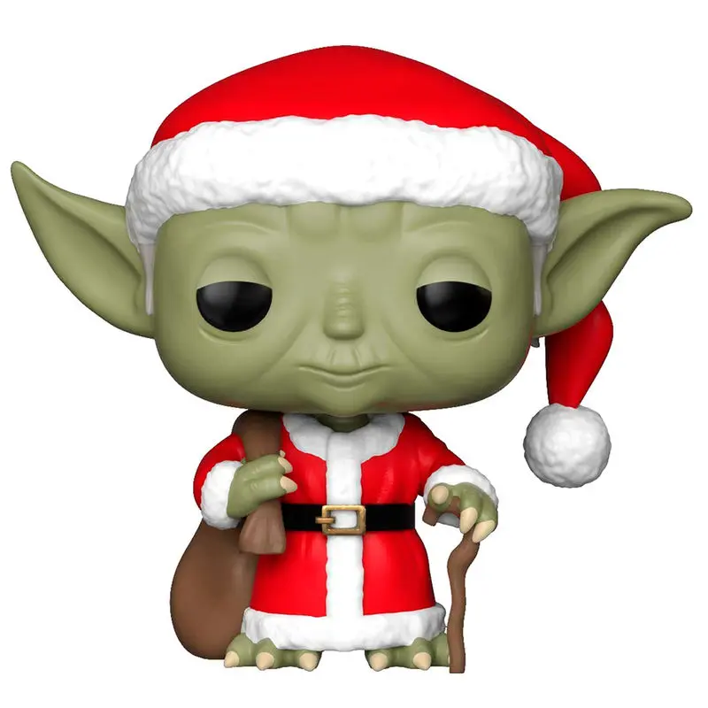 POP Figur Star Wars Holiday Santa Yoda termékfotó