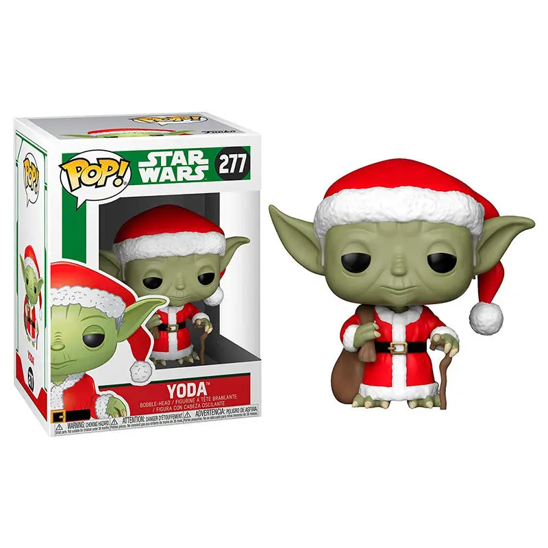 POP Figur Star Wars Holiday Santa Yoda termékfotó