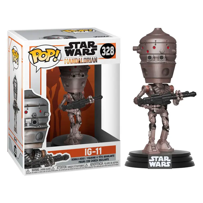 Star Wars The Mandalorian POP! TV Vinyl Figur IG-11 9 cm Produktfoto