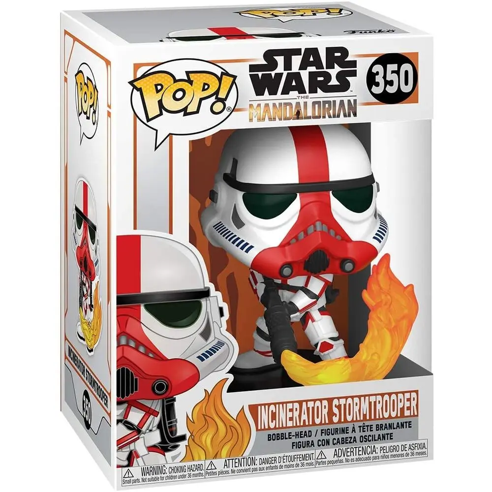 Star Wars The Mandalorian POP! TV Vinyl Figur Incinerator Stormtrooper 9 cm termékfotó