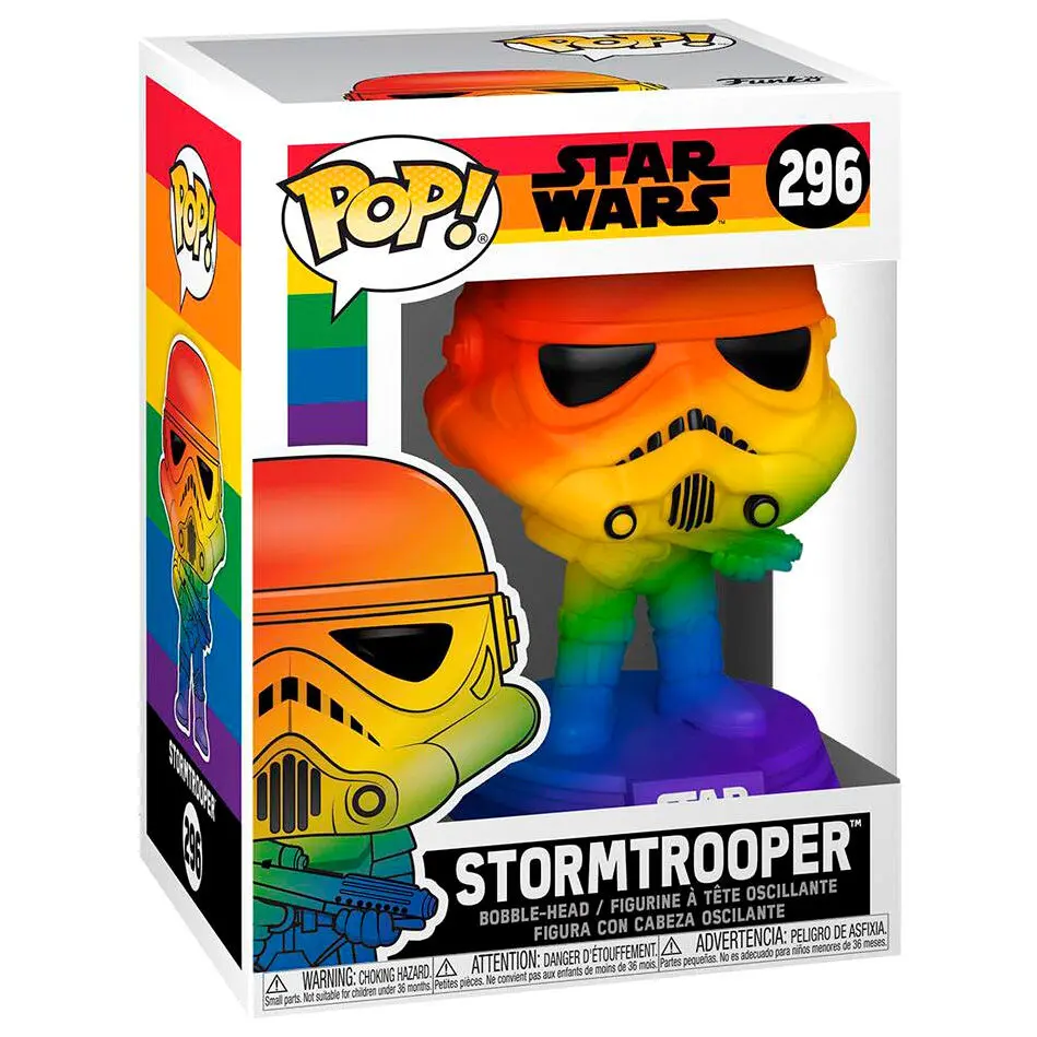 Star Wars POP! Pride Vinyl Figur Stormtrooper (RNBW) 9 cm Produktfoto