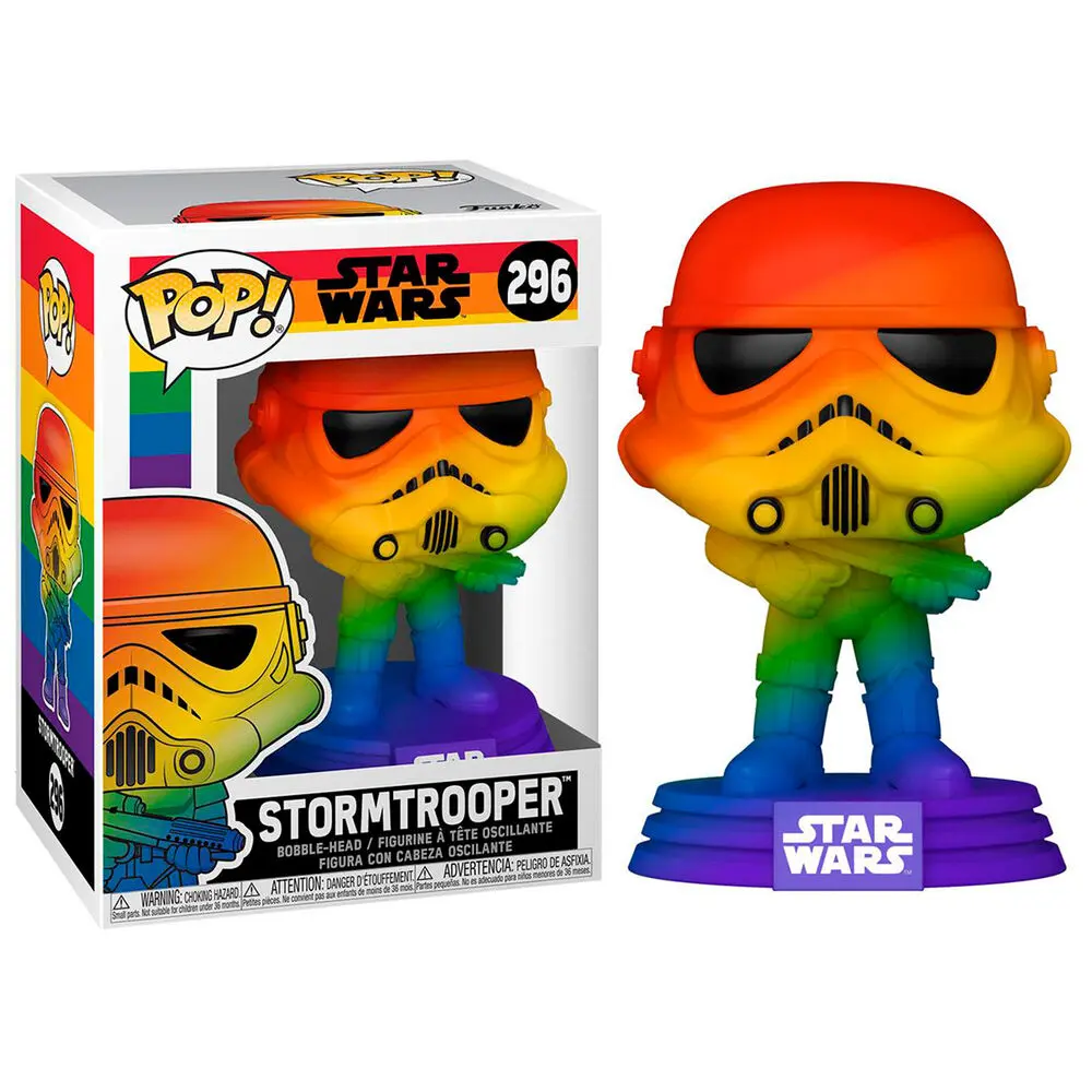 Star Wars POP! Pride Vinyl Figur Stormtrooper (RNBW) 9 cm Produktfoto