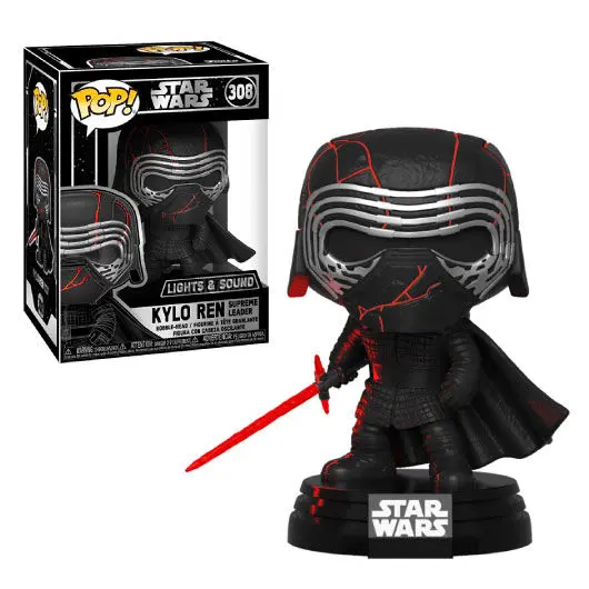 Star Wars Episode IX Electronic POP! Movies Vinyl Figur mit Stimme und Licht Kylo Ren 9 cm Produktfoto