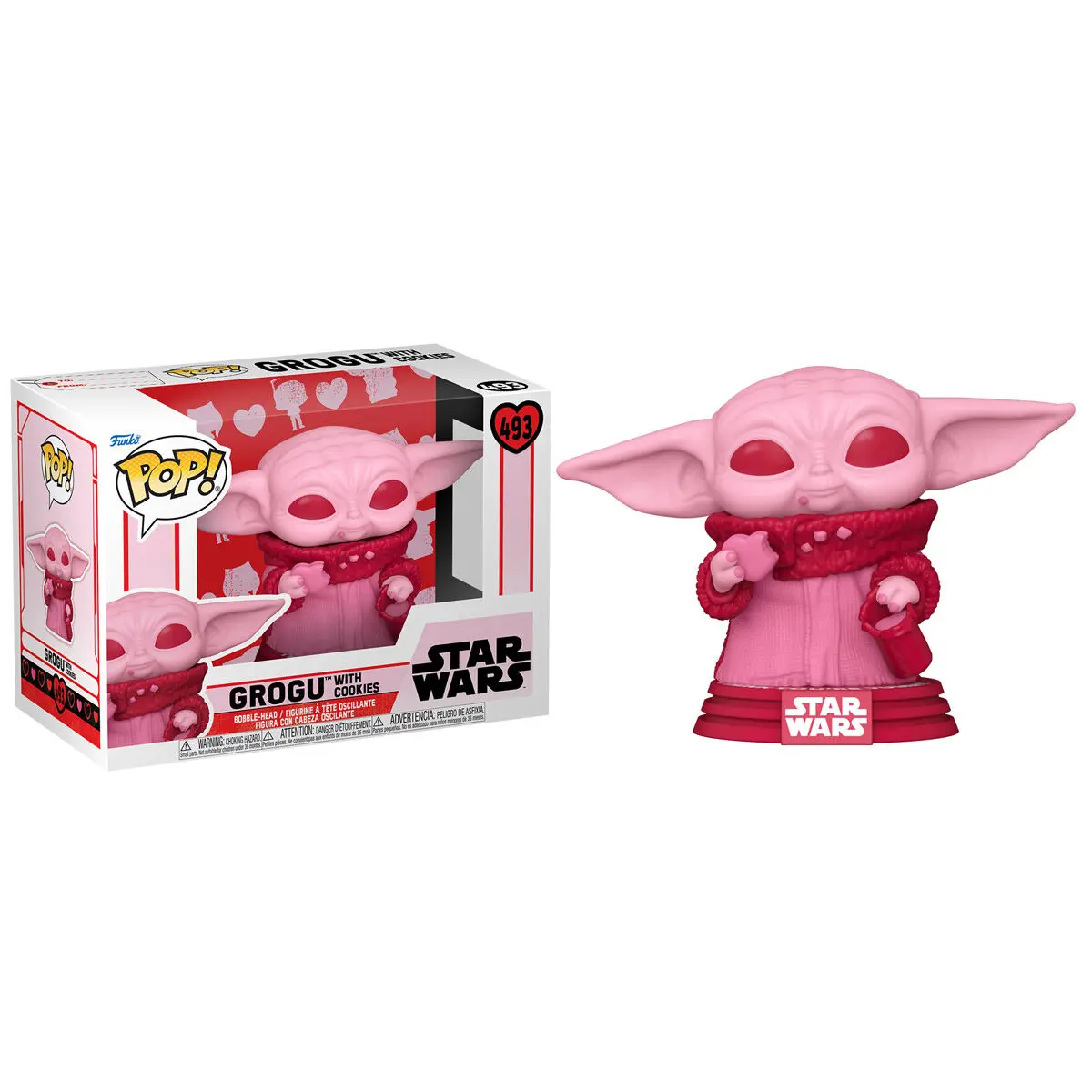 Star Wars Valentines POP! Star Wars Vinyl Figur Grogu 9 cm Produktfoto