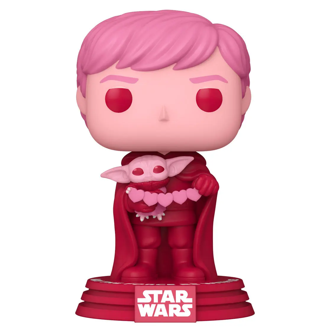 Star Wars Valentines POP! Star Wars Vinyl Figur Luke & Grogu 9 cm Produktfoto