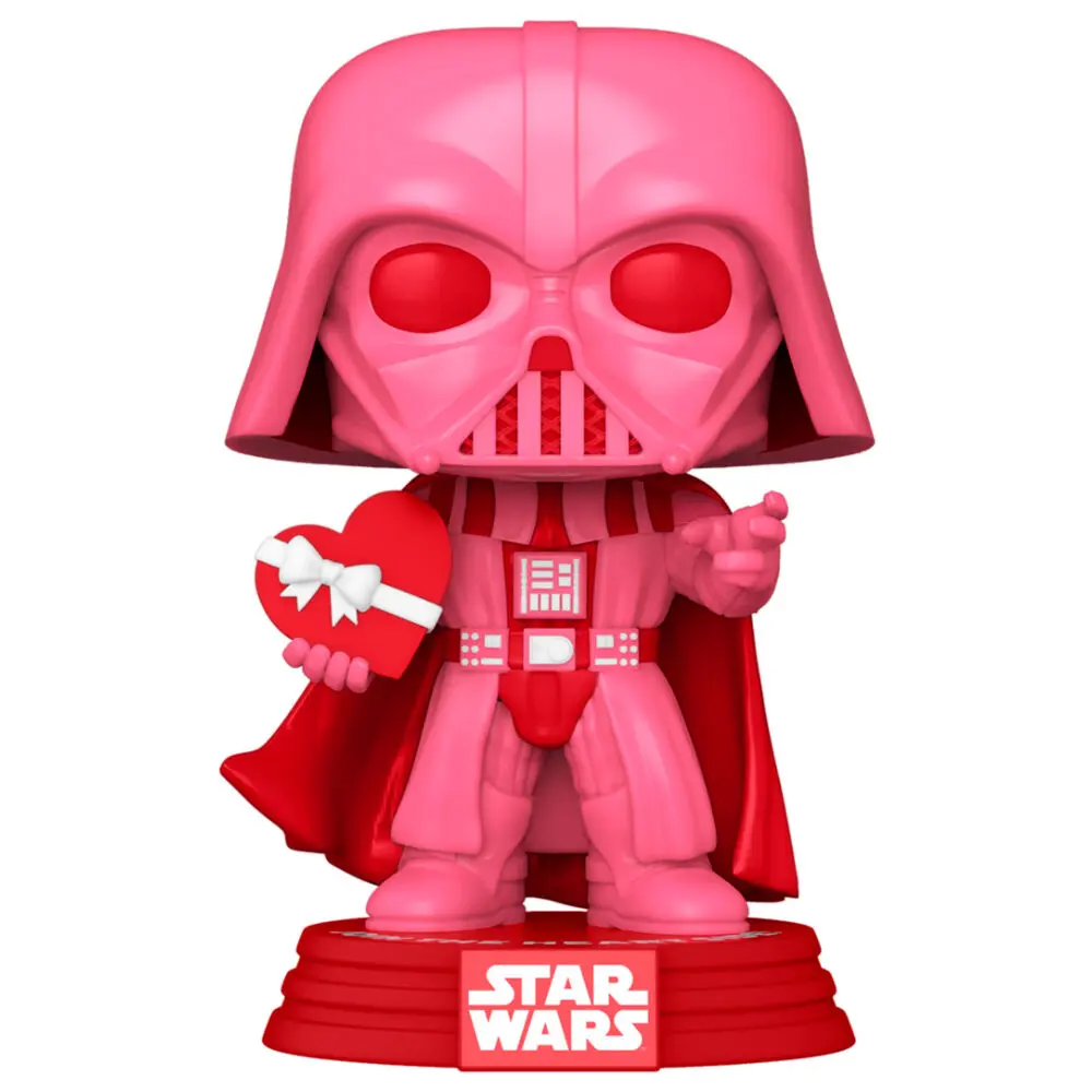 Star Wars Valentines POP! Star Wars Vinyl Figur Vader w/Heart 9 cm Produktfoto