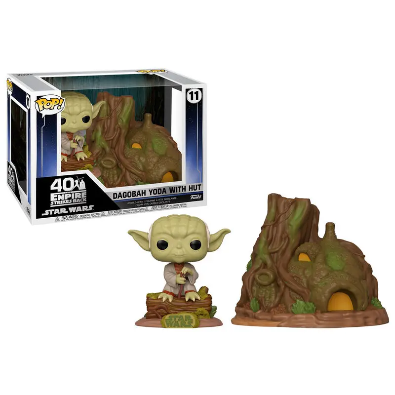 Star Wars POP! Town Vinyl Figur Yoda's Hut Empire Strikes Back 40th Anniversary 9 cm Produktfoto