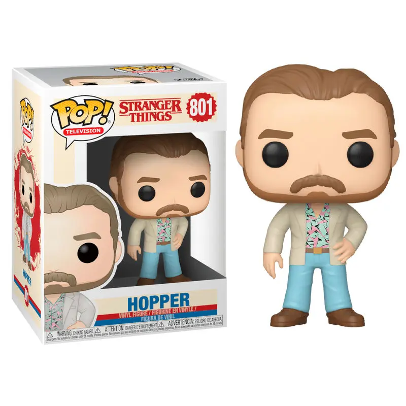 Stranger Things POP! TV Vinyl Figur Hopper (Date Night) 9 cm Produktfoto