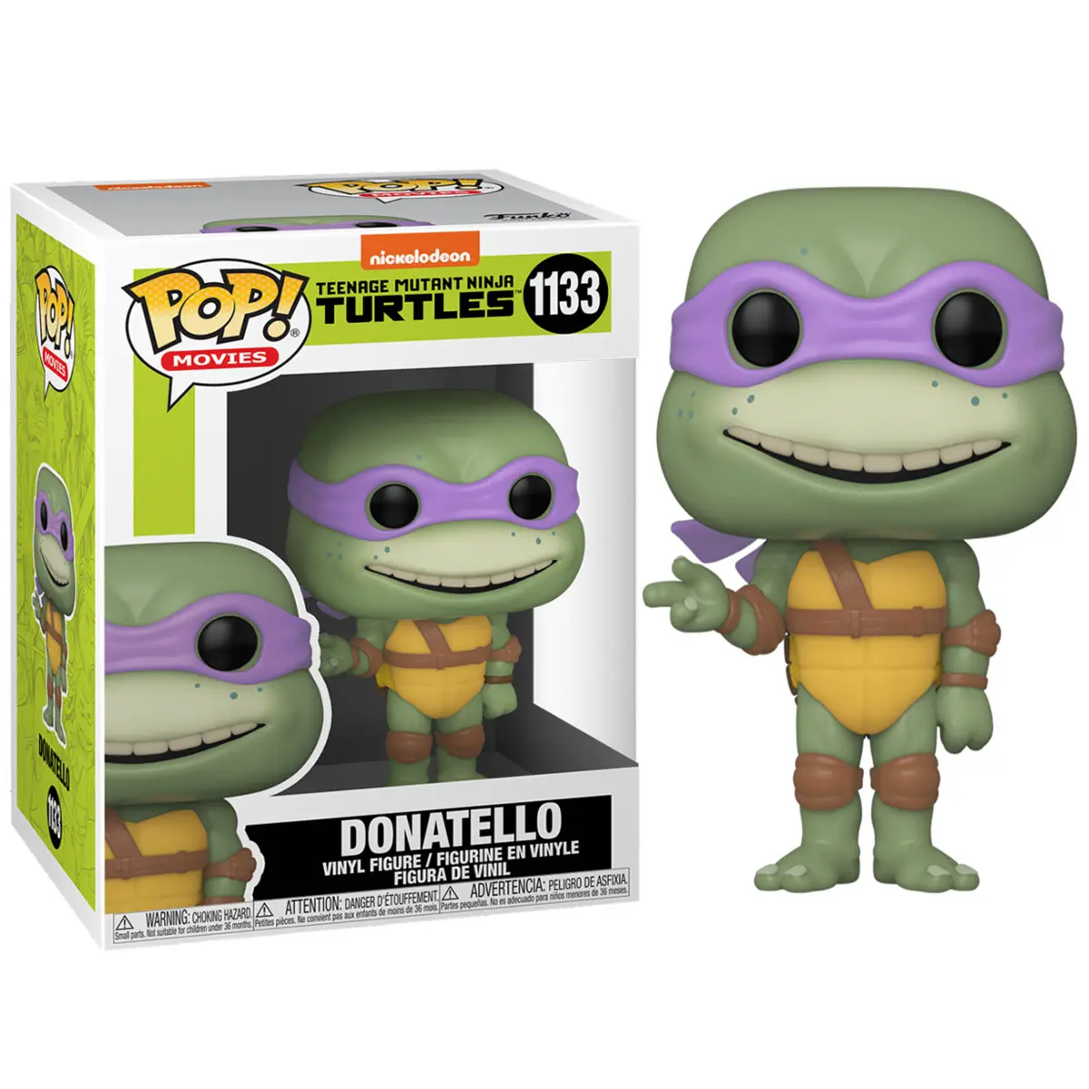 Teenage Mutant Ninja Turtles POP! Movies Vinyl Figur Donatello 9 cm termékfotó