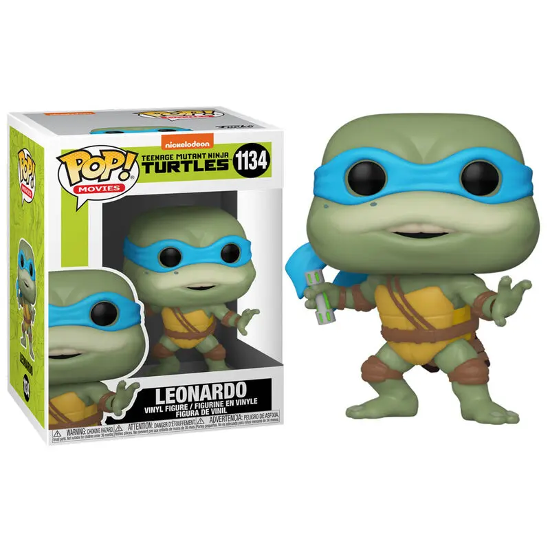 Teenage Mutant Ninja Turtles POP! Movies Vinyl Figur Leonardo 9 cm termékfotó