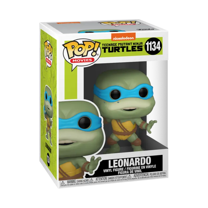 Teenage Mutant Ninja Turtles POP! Movies Vinyl Figur Leonardo 9 cm termékfotó