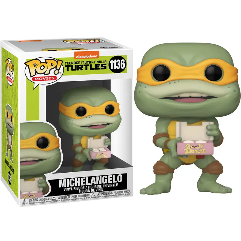 Teenage Mutant Ninja Turtles POP! Movies Vinyl Figur Michaelangelo 9 cm termékfotó