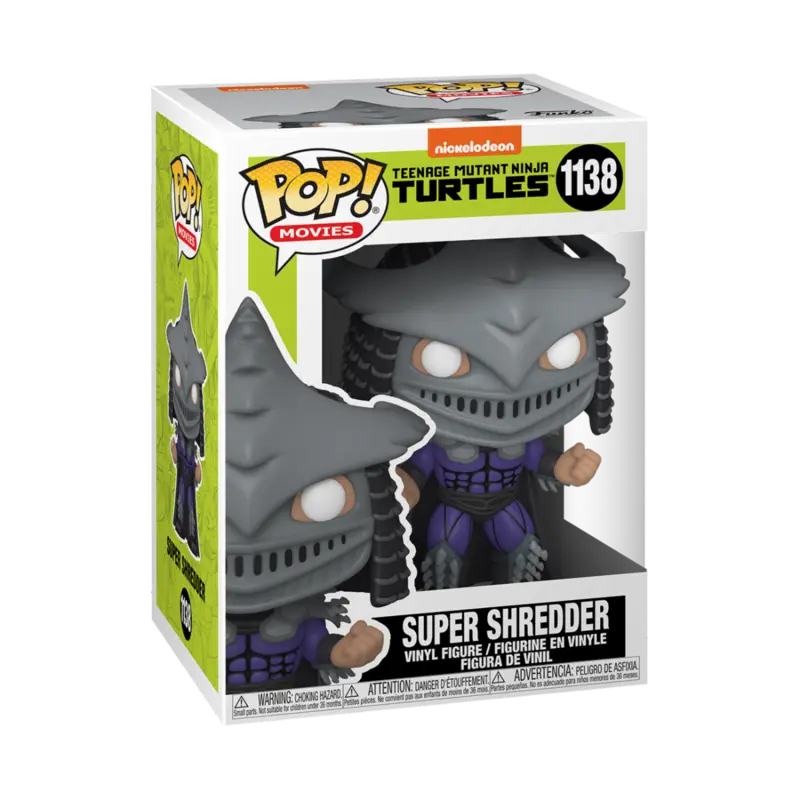 Teenage Mutant Ninja Turtles POP! Movies Vinyl Figur Super Shredder 9 cm Produktfoto