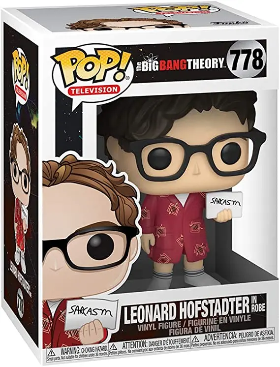 The Big Bang Theory POP! TV Vinylfigur Leonard 9 cm Produktfoto