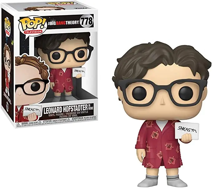 The Big Bang Theory POP! TV Vinylfigur Leonard 9 cm Produktfoto