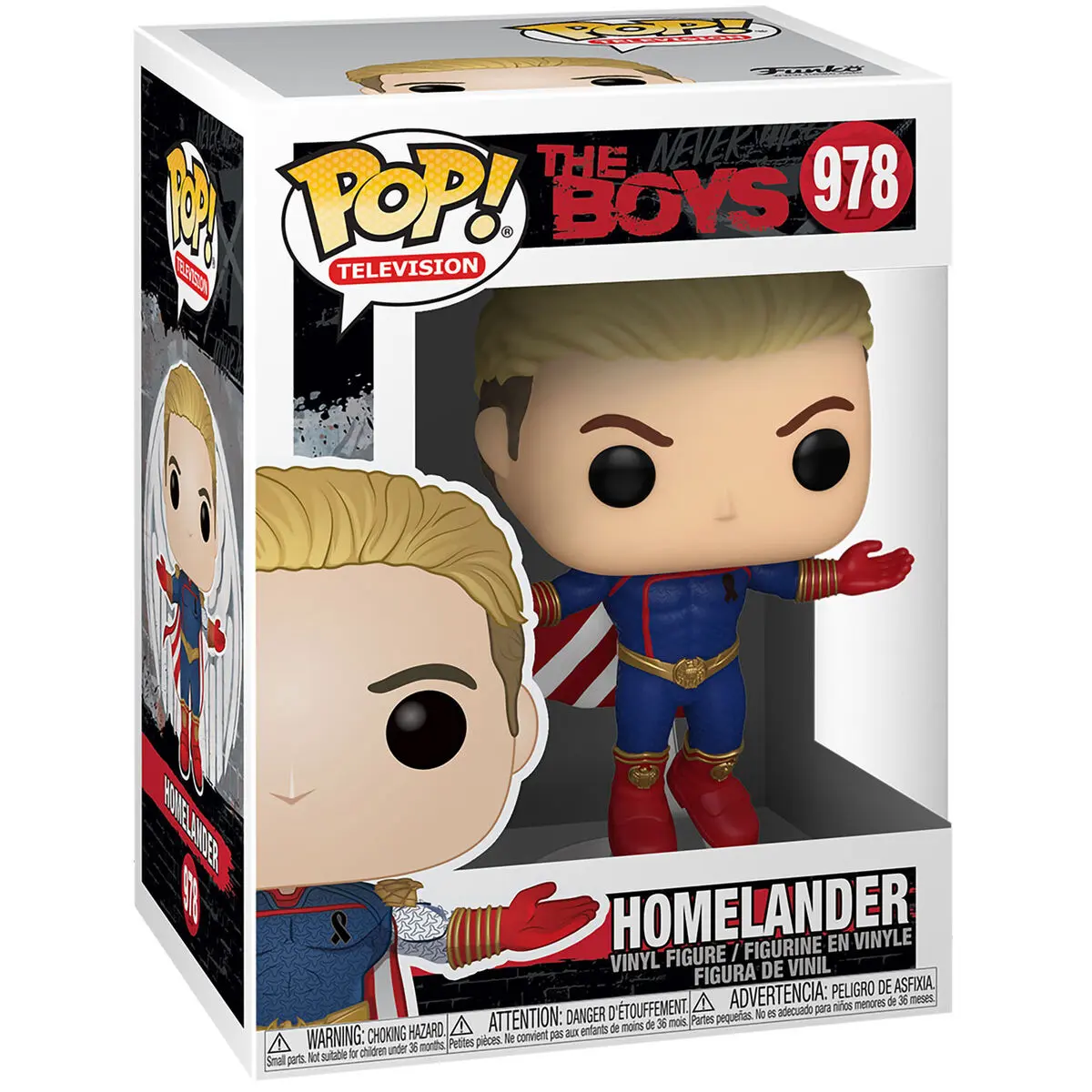 The Boys POP! TV Vinyl Figur Homelander Levitating 9 cm termékfotó