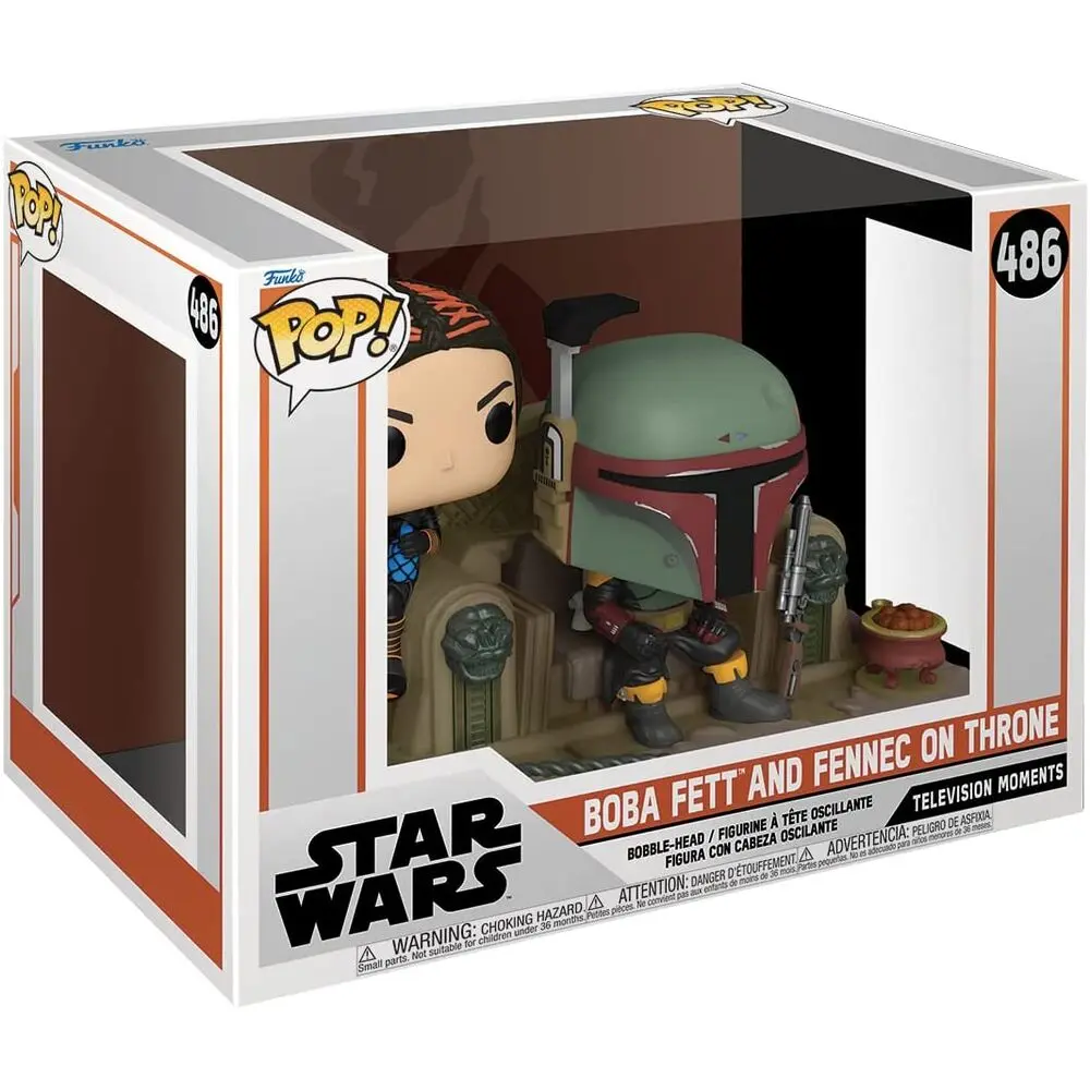 The Mandalorian POP Moment! Vinyl Figuren 2er-Pack Boba Fett & Fennec Shand 9 cm termékfotó