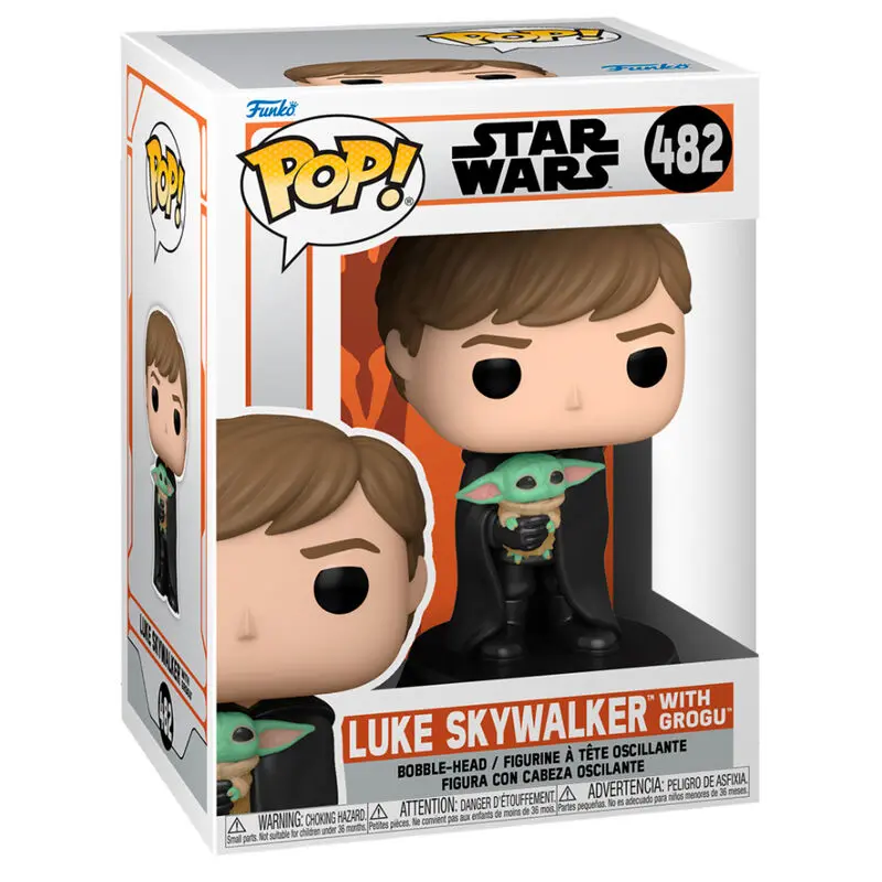 Star Wars The Mandalorian  POP! TV Vinyl Figur Luke with Child 9 cm termékfotó