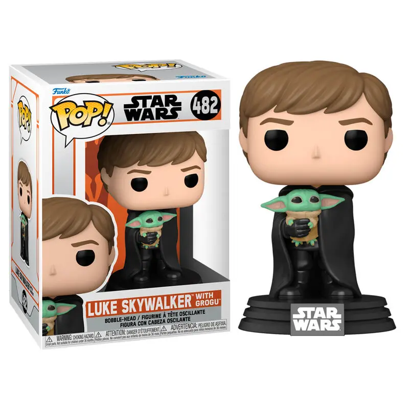 Star Wars The Mandalorian  POP! TV Vinyl Figur Luke with Child 9 cm termékfotó