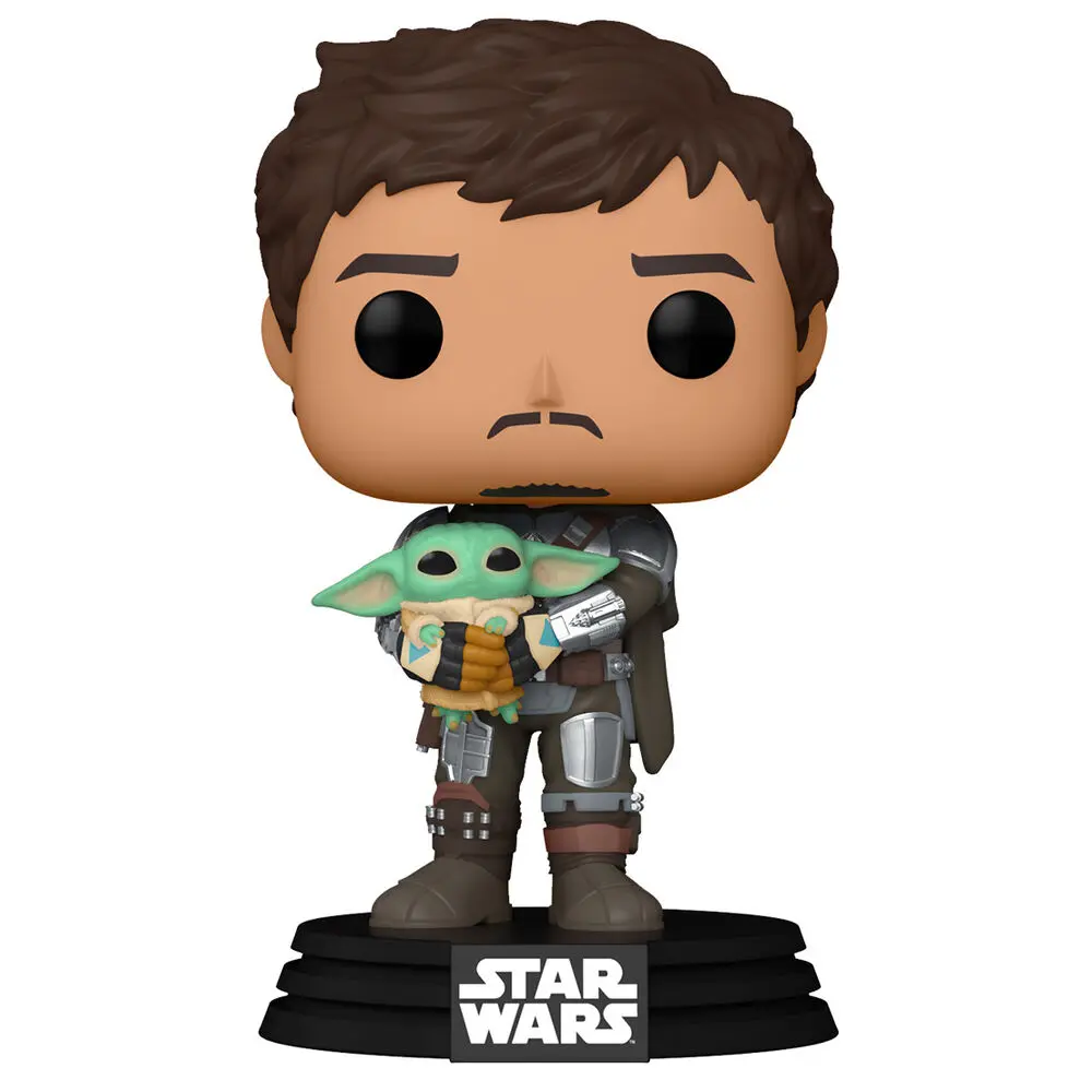 Star Wars The Mandalorian POP! TV Vinyl Figur The Mandalorian & Grogu 9 cm termékfotó