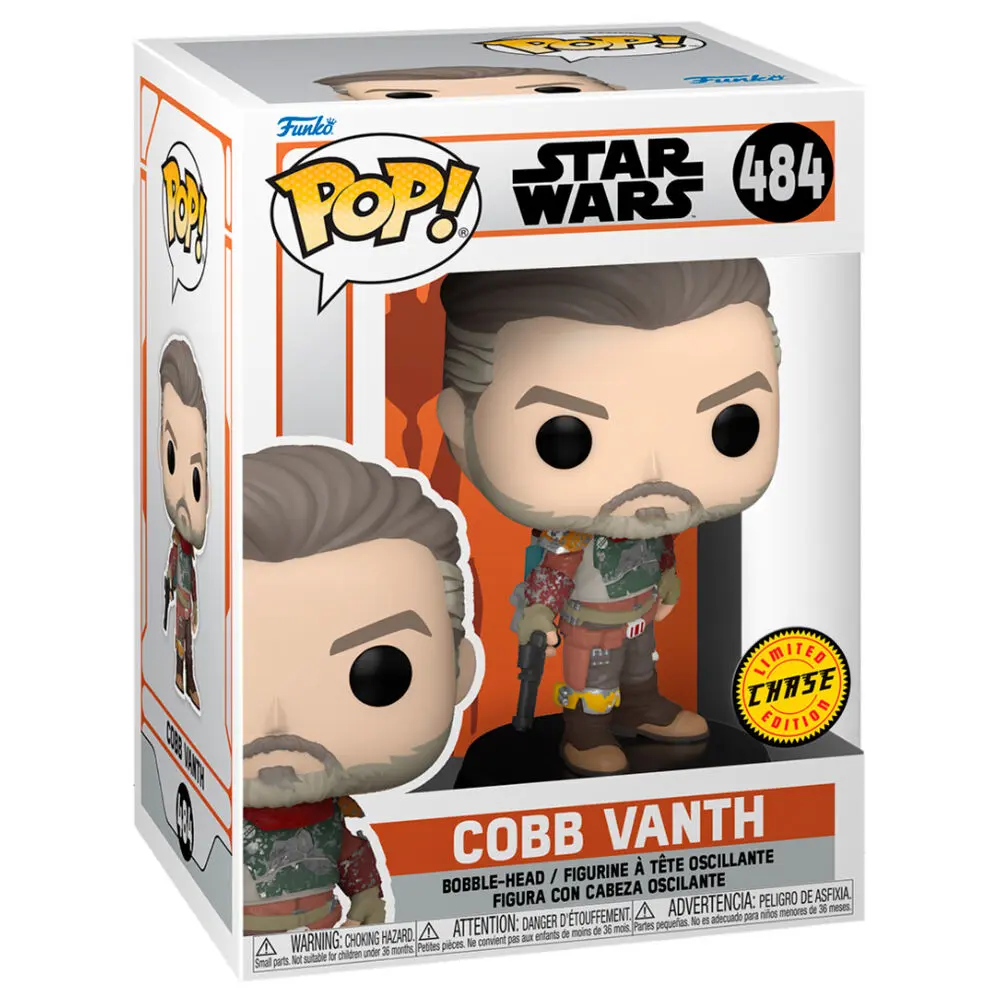 POP Figur Star Wars Mandalorian Marshal Cobb Vanth Chase Produktfoto