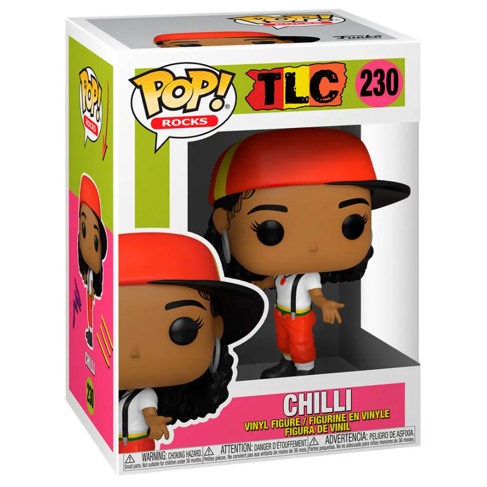 TLC POP! Rocks Vinyl Figur Chilli 9 cm Produktfoto