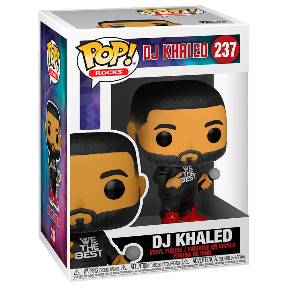 DJ Khaled POP! Rocks Vinyl Figur DJ Khaled 9 cm termékfotó