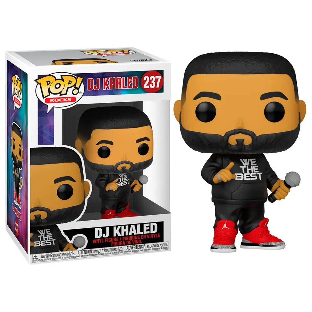 DJ Khaled POP! Rocks Vinyl Figur DJ Khaled 9 cm termékfotó