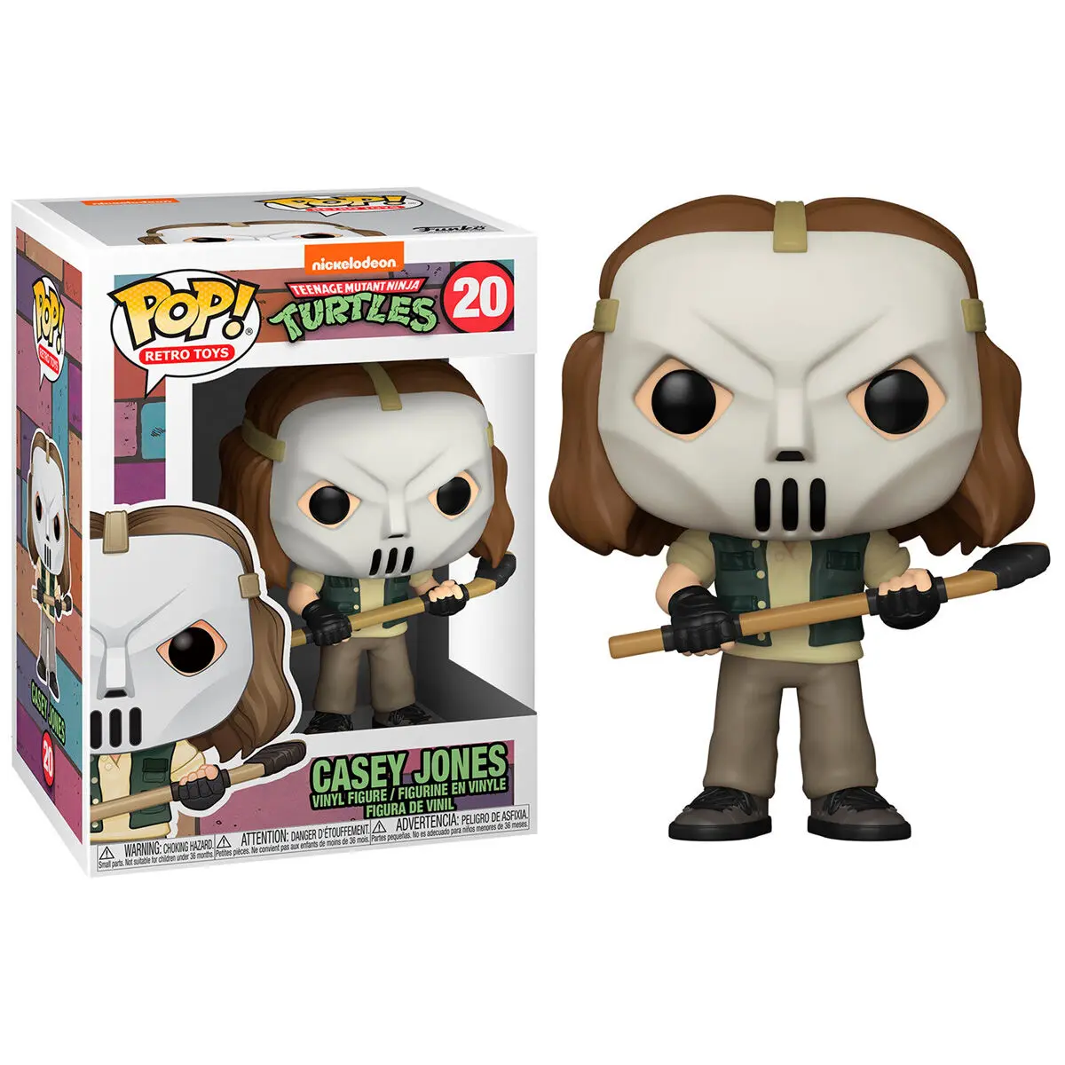 Teenage Mutant Ninja Turtles POP! Television Vinyl Figur Casey Jones 9 cm Produktfoto