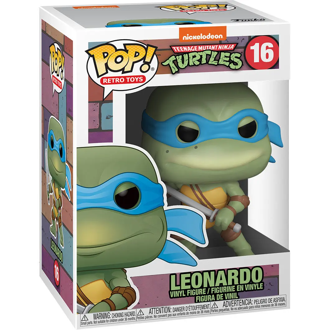 Teenage Mutant Ninja Turtles POP! Television Vinyl Figur Leonardo 9 cm termékfotó