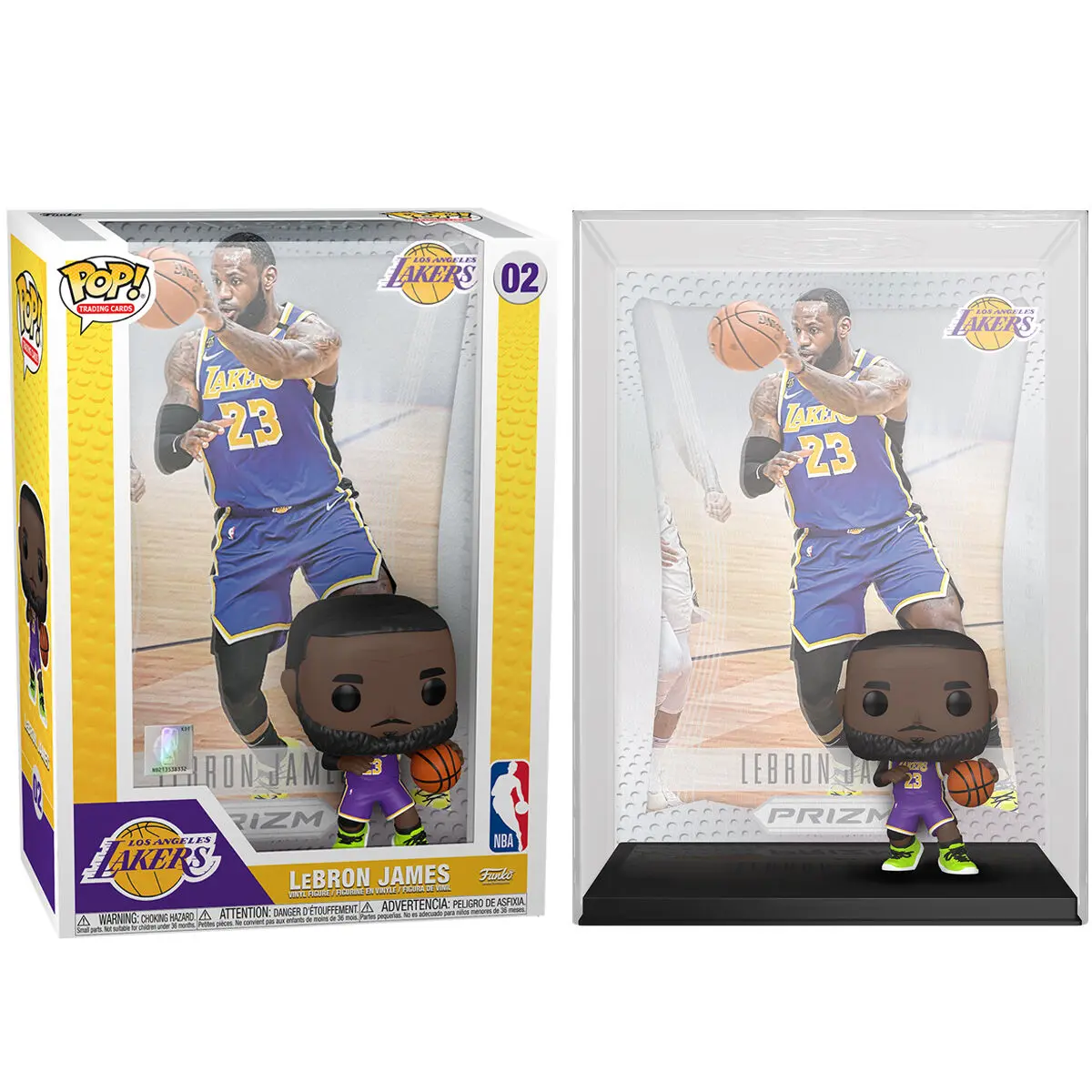 NBA Trading Card POP! Basketball Vinyl Figur LeBron James 9 cm Produktfoto