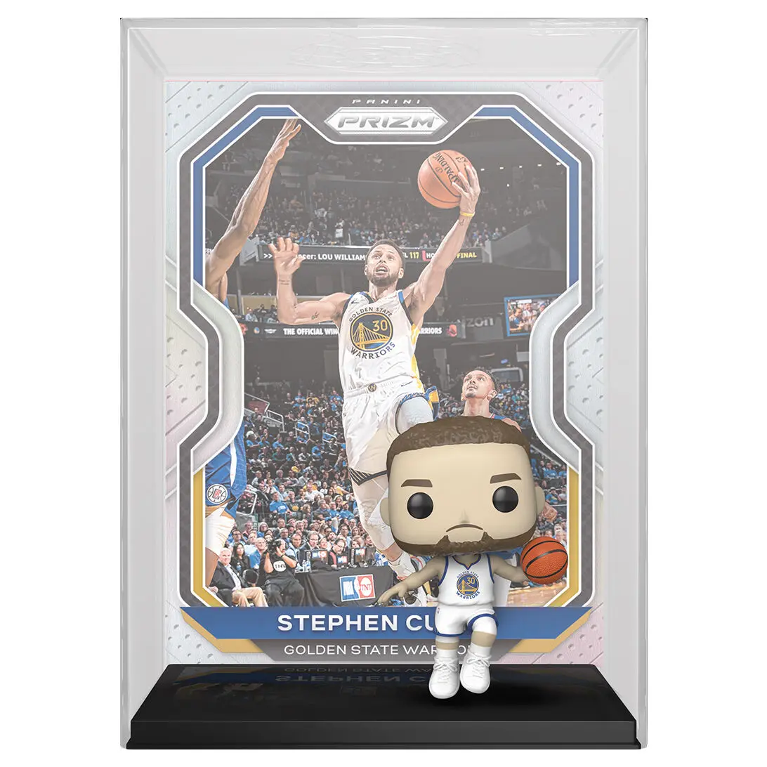 NBA Trading Card POP! Basketball Vinyl Figur Stephen Curry 9 cm Produktfoto