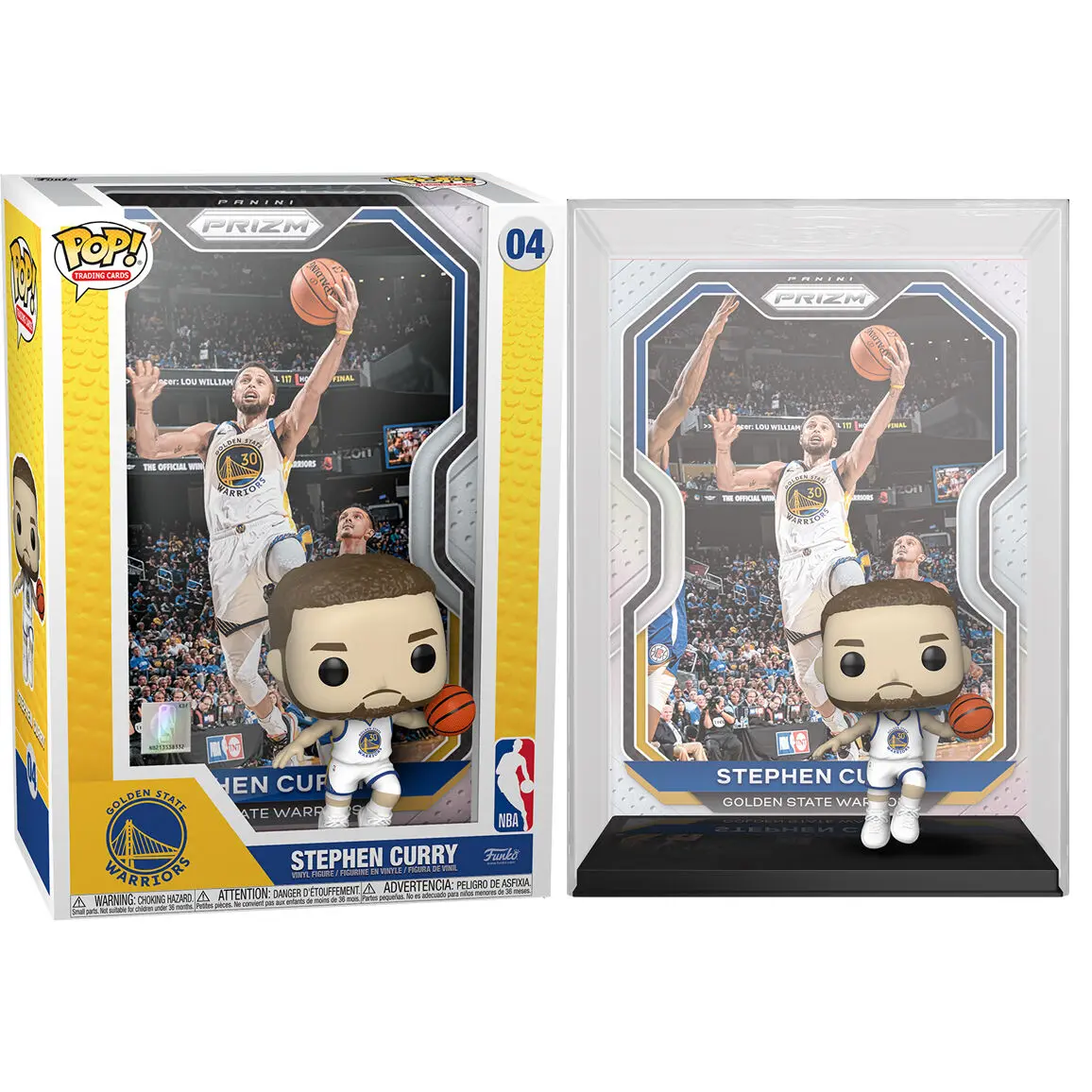 NBA Trading Card POP! Basketball Vinyl Figur Stephen Curry 9 cm Produktfoto