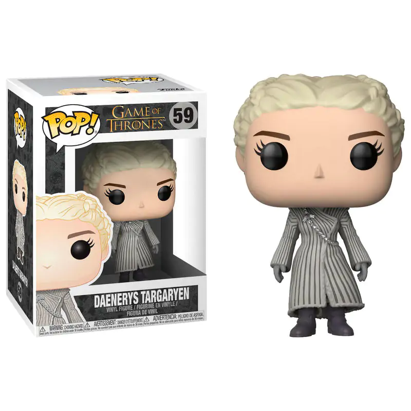 Game of Thrones POP! Vinyl Figur Daenerys (White Coat) 9 cm Produktfoto