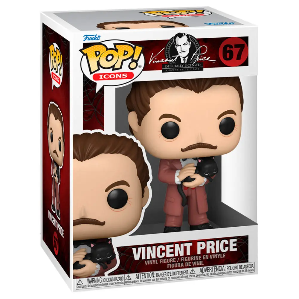 Vincent Price POP! Icons Vinyl Figur Vincent Price 9 cm Produktfoto