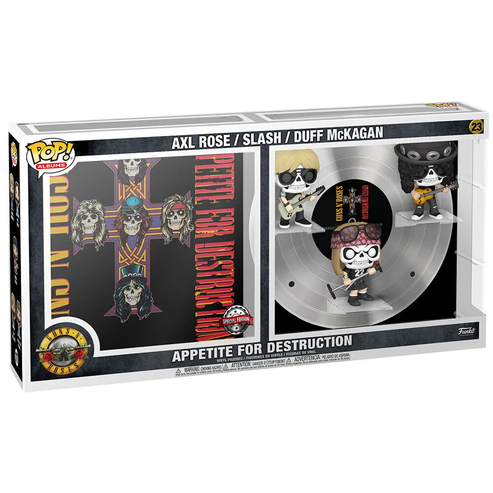 Guns n Roses POP! Albums Vinyl Figur 3-Pack Appetite For Destruction 9 cm termékfotó