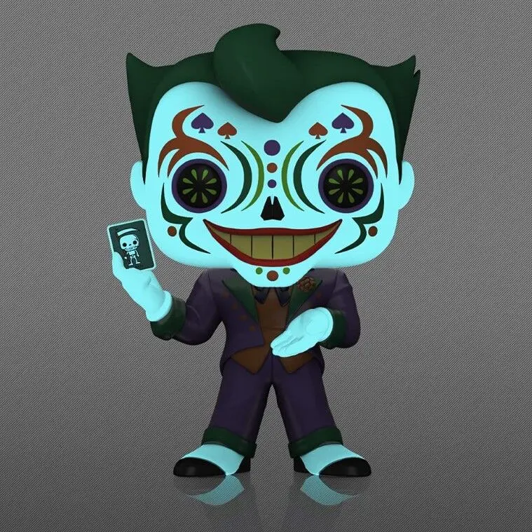 POP Figur DC Comics Joker Glow In The Dark Exclusive Produktfoto